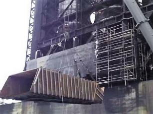 Coke Drum Cone & Valve Install. 