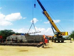 Coke Drum Cone & Valve Install. 